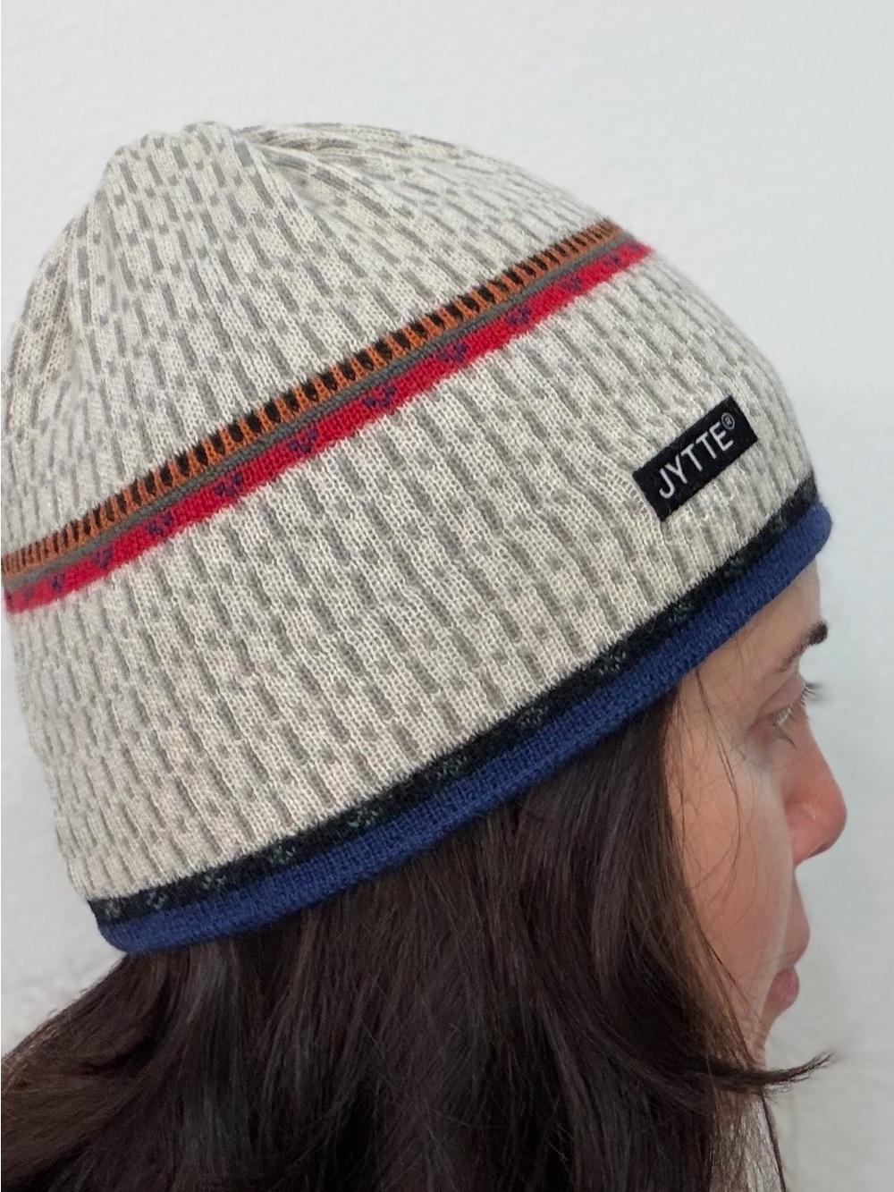 Vintage 1999 JYTTE® (Mau Designs) wool beanie made in the USA (Ketchum, ID)